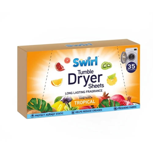 Picture of Swirl Dryer sheets Tropical 35s x20