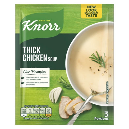 Picture of Knorr Soup Thick Chicken 3 Port 55g x13