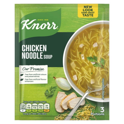 Picture of Knorr Soup Chicken Noodle 3 Port 43g x12