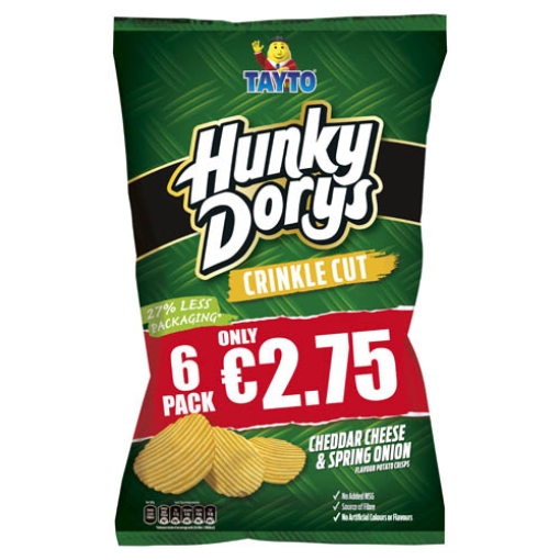 Picture of Tayto Hunky Dorys C&O 150g 6pk PM€2.75 x16