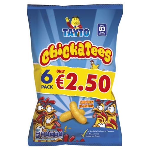 Picture of Tayto Chickatees 6PK 102g PM€2.50  x12