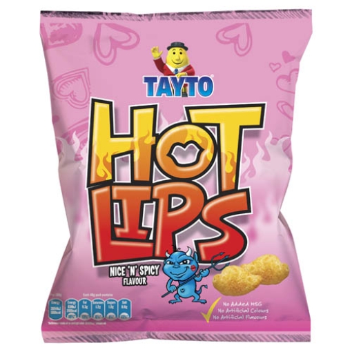Picture of Tayto Hot Lips 40g  x32