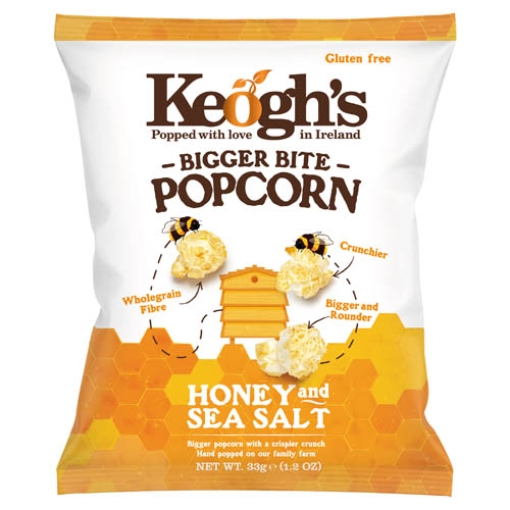 Picture of Keoghs Popcorn Honey & Salt 33g x24