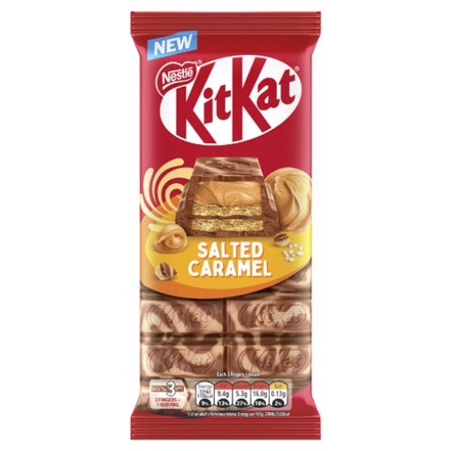 Picture of Lge KitKat Salted Caramel Sharing Bar 99g x15