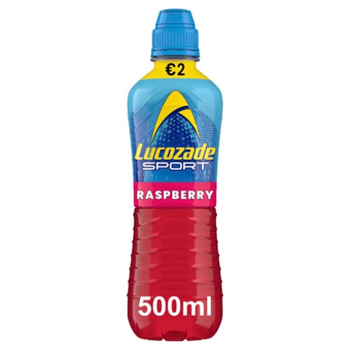 Picture of 500 Sport Lucozade Raspberry SCap PM€2 x12 DRS