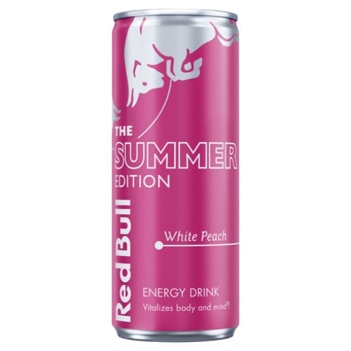 Picture of Red Bull Summer Ed White Peach 250ml x24 DRS