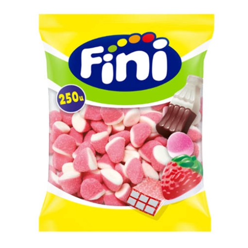 Picture of Fini 5c Bags Strawberry Kisses  (Yellow Bag) x250