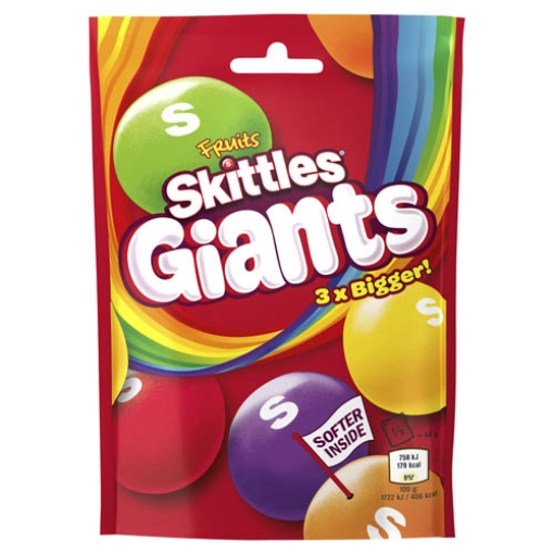 Picture of Bags Skittles Giants 132g x15