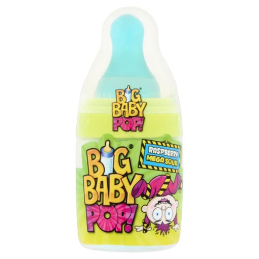 Picture of Bazooka Big Baby Pop Mega Sour 32g x12