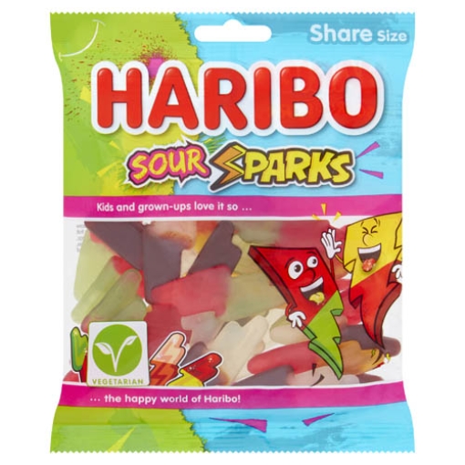 Picture of Bags Haribo Sour Sparks 160G x11 NEW Pack