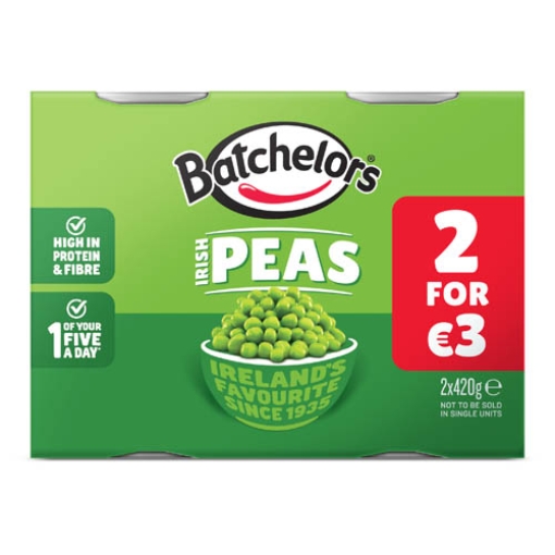 Picture of Batchelors Peas Processed 420gTwin Pack €3 x12