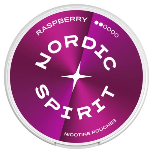 Picture of Nordic Spirit Raspberry Pouch Regular 2D 6mg 20s x