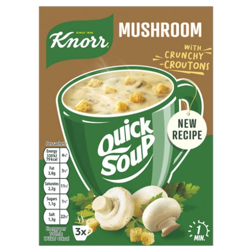 Picture of Knorr 3 Pack Mushroom QuickSoup 45g x12