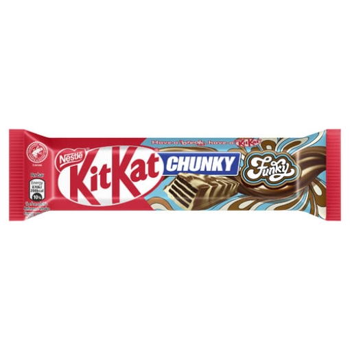 Picture of Chunky Kit Kat Funky Milk&White Bar 40g  x24