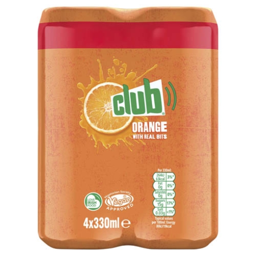Picture of 330 Club Orange Can Multi PM€5.00 4pk x6 DRS