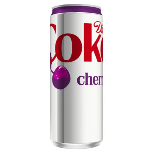 Picture of 330 Diet Coke CHERRY Can Sleek x24 DRS