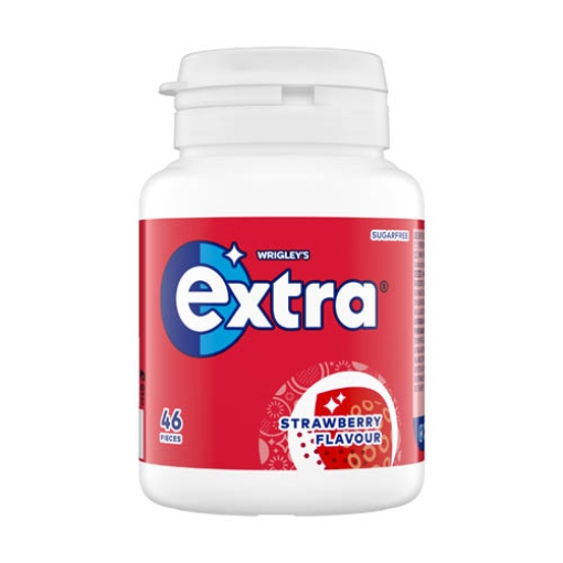 Picture of Extra Bottle Strawberry SF Wrigleys 64g 46pc x6