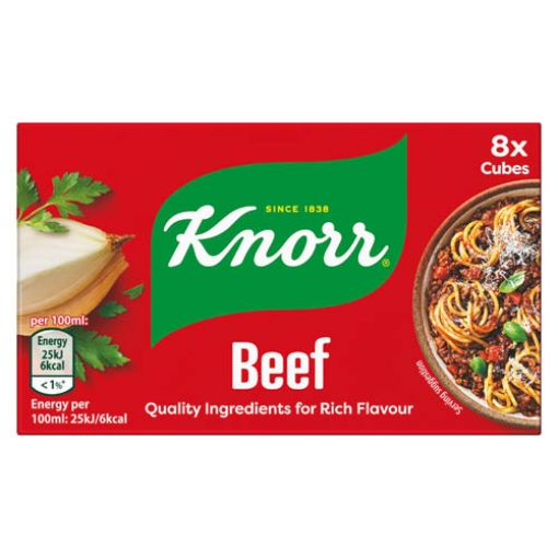 Picture of Knorr Stock Cubes BEEF 8s 80g x12