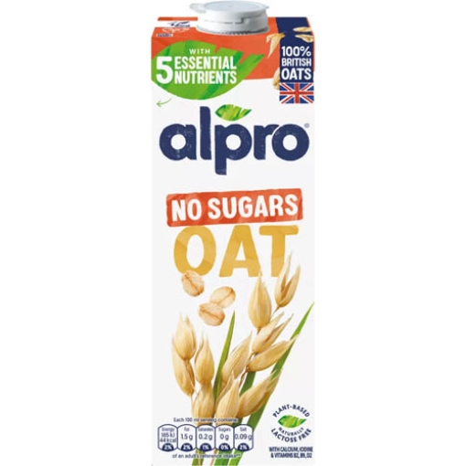 Picture of Alpro OAT Drink Unsweetened 1lt x8