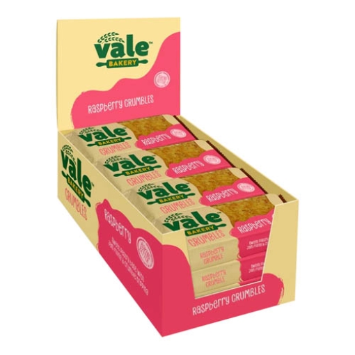 Picture of VALE Raspberry Crumbles 80g x16