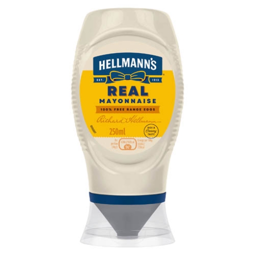 Picture of Hellmans Real Squeezy Mayonnaise 250ml x8