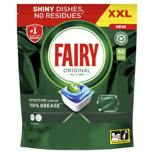 Picture of Fairy Dishwash Tabs AIO Original 60s x4