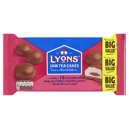Picture of Lyons Jam Teacakes 200g x12
