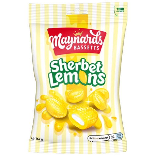 Picture of Bags Sherbet Lemons 162g Maynard Bassetts x12