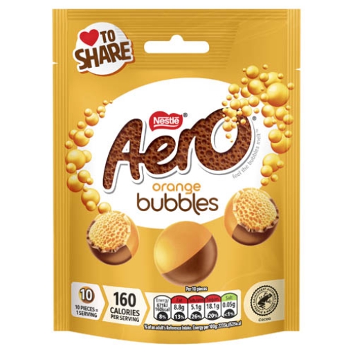 Picture of Pouch Aero Bubbles Orange Nestle 92g x8