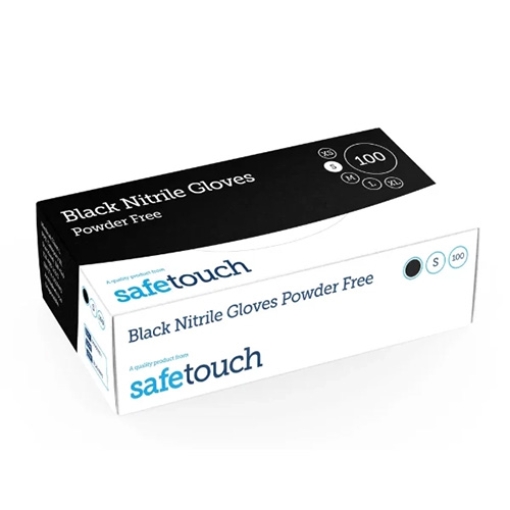 Picture of Case Glove Nitrile BLACK Safe Touch Lge x100