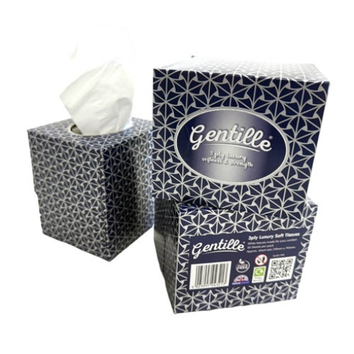 Picture of Tissues Cube Gentille 50 Sheet x24