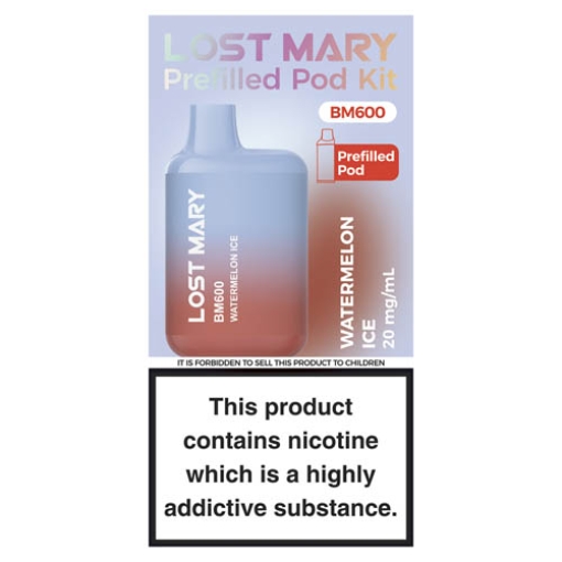 Picture of Lost Mary BM600 Watermelon Ice Prefill Kit 20gx10