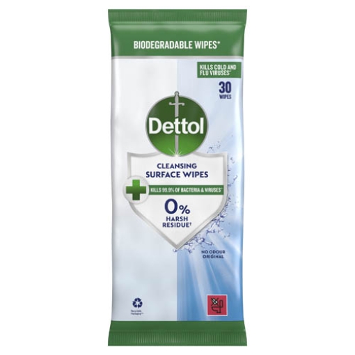 Picture of Dettol Anti-Bac Surface Wipes 30 x12