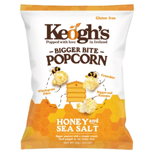 Picture of Keoghs LGE Popcorn Honey & Sea Salt 90g x12