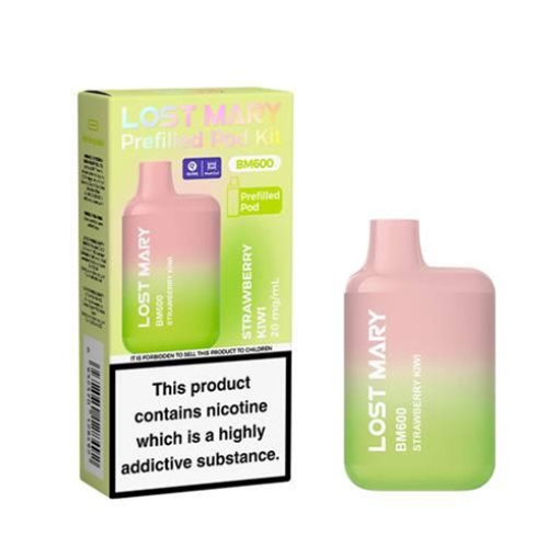 Picture of Lost Mary BM600 Strawberry Kiwi Prefill Kit 20gx10
