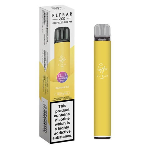 Picture of Elf Bar Banana Ice Prefilled Pod Kit 20mg x10