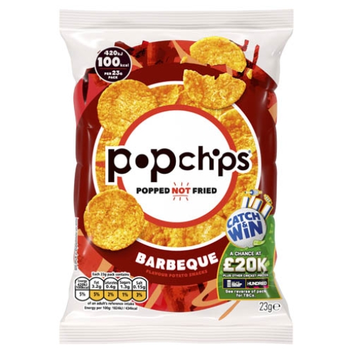 Picture of Popchips Barbeque Crisps 23g x24