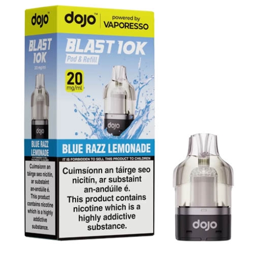 Picture of Dojo Blast 10k Pod Blue Razz Lemonade x5