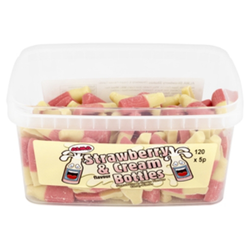Picture of Hannah Strawberry & Cream Bottles 10c x120