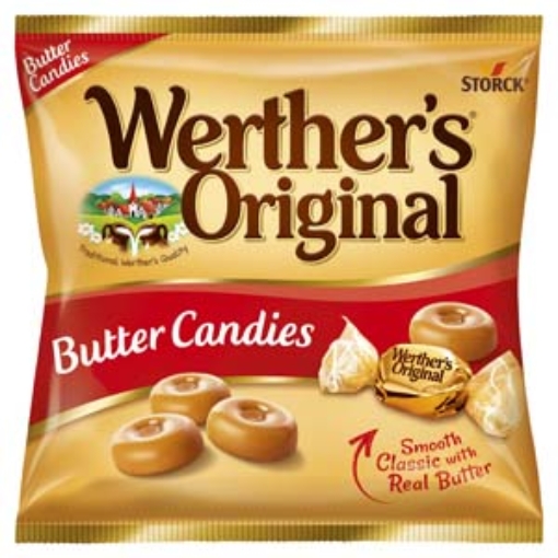 Picture of Bags Werthers Original Butter Candies (RED) 135g