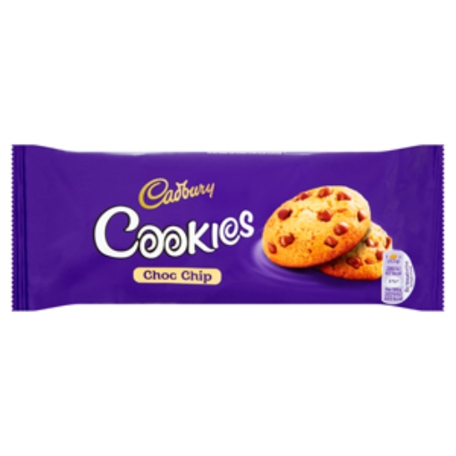 Picture of Cadburys Cookies Choc Chip 135g x24