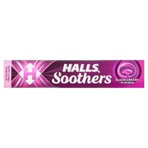 Picture of Halls Soothers Blackcurrant 45g x20