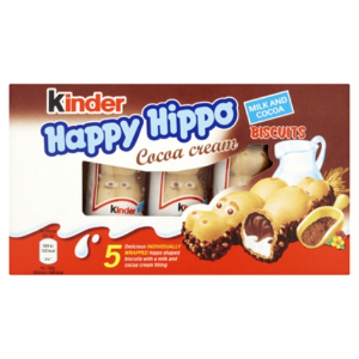 Picture of Happy Hippo Kinder Choc MULTI 103g 5pk x10