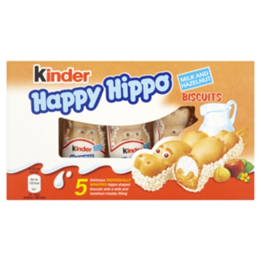 Picture of Happy Hippo Kinder Hazelnut MULTI 103g 5pk x10