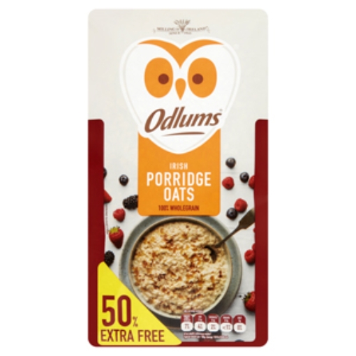 Picture of Odlums Porridge Oatflakes 1kg +50% Free x10