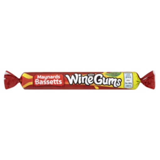 Picture of Wine Gums rolls 52g Maynard x40