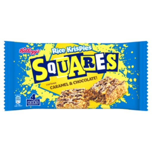 Picture of Rice Krispies Sq Caramel & Choc Multi 144g 4pk x11