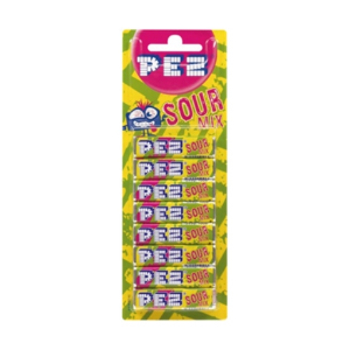Picture of Pez Refill Blister 8 Pack  Sour x18