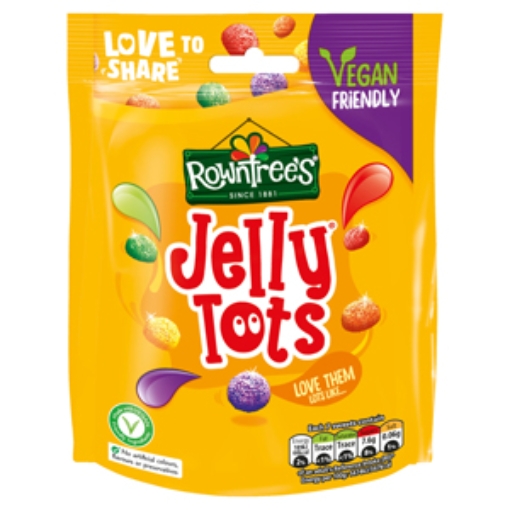 Picture of Pouch Rowntrees JellyTots 150g x10