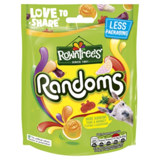 Picture of Pouch Rowntrees Randoms 150g x9